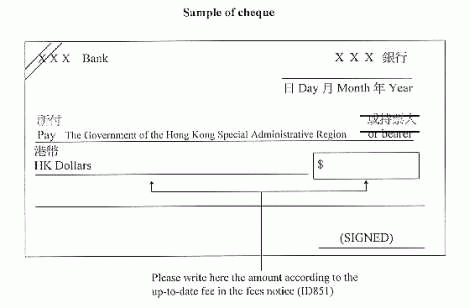 Application for HKSAR Passport