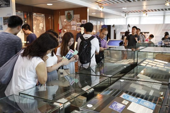 Members of the public gain better understanding of the work and history of the Immigration Department after visiting the Training Gallery on the Immigration Service Institute of Training and Development Open Day today (July 31).