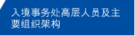 入境事务处高层人员及主要组织架构