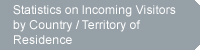 Statistics on Incoming Visitors by Country / Territory of Residence 