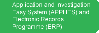 Application and Investigation Easy System (APPLIES) and Electronic Records Programme (ERP)