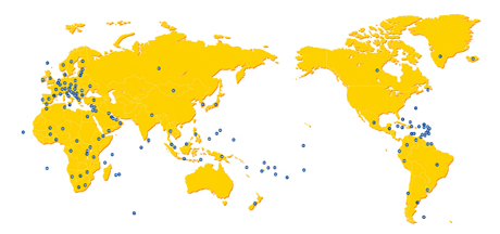 Countries / Territories which have Agreed to Grant Visa-free Access / Visa-on-arrival to HKSAR Passport Holders