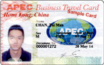 Holders of APEC Business Travel Card can enjoy speedy immigration clearance at designated counters.