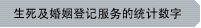 生死及婚姻登记服务的统计数字