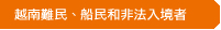 越南難民、船民和非法入境者