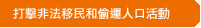 打擊非法移民和偷運人口活動