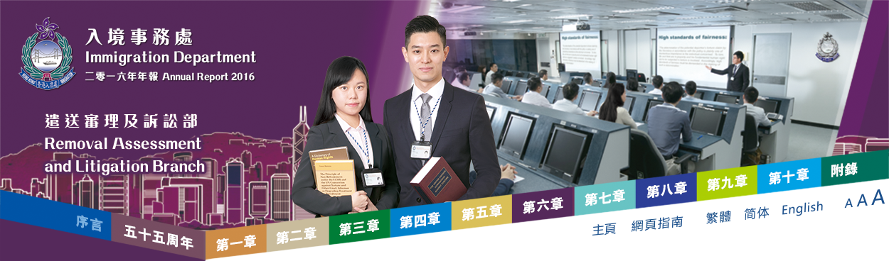 第六章 - 遣送審理及訴訟部